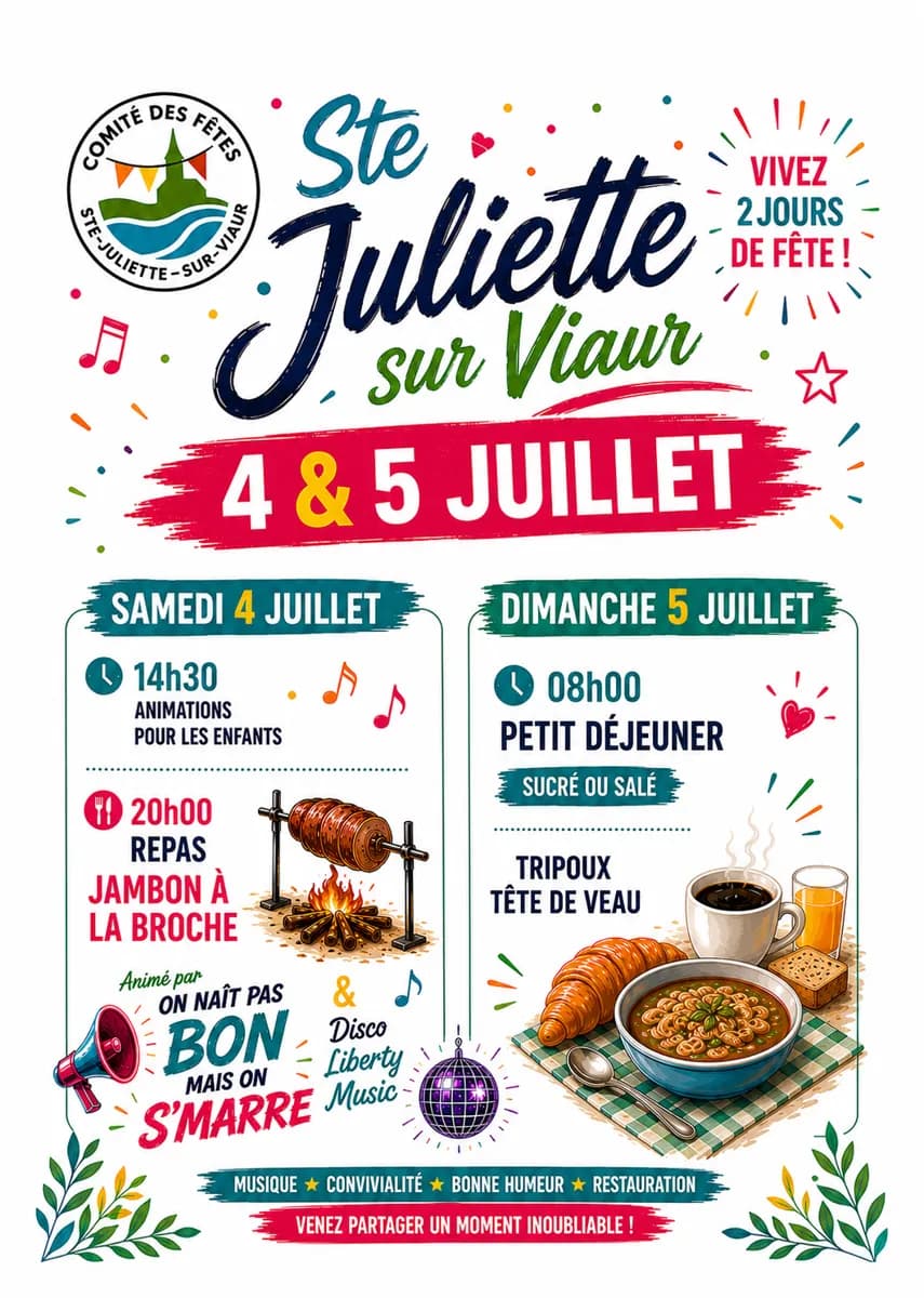 Fête du village de Sainte Juliette sur Viaur