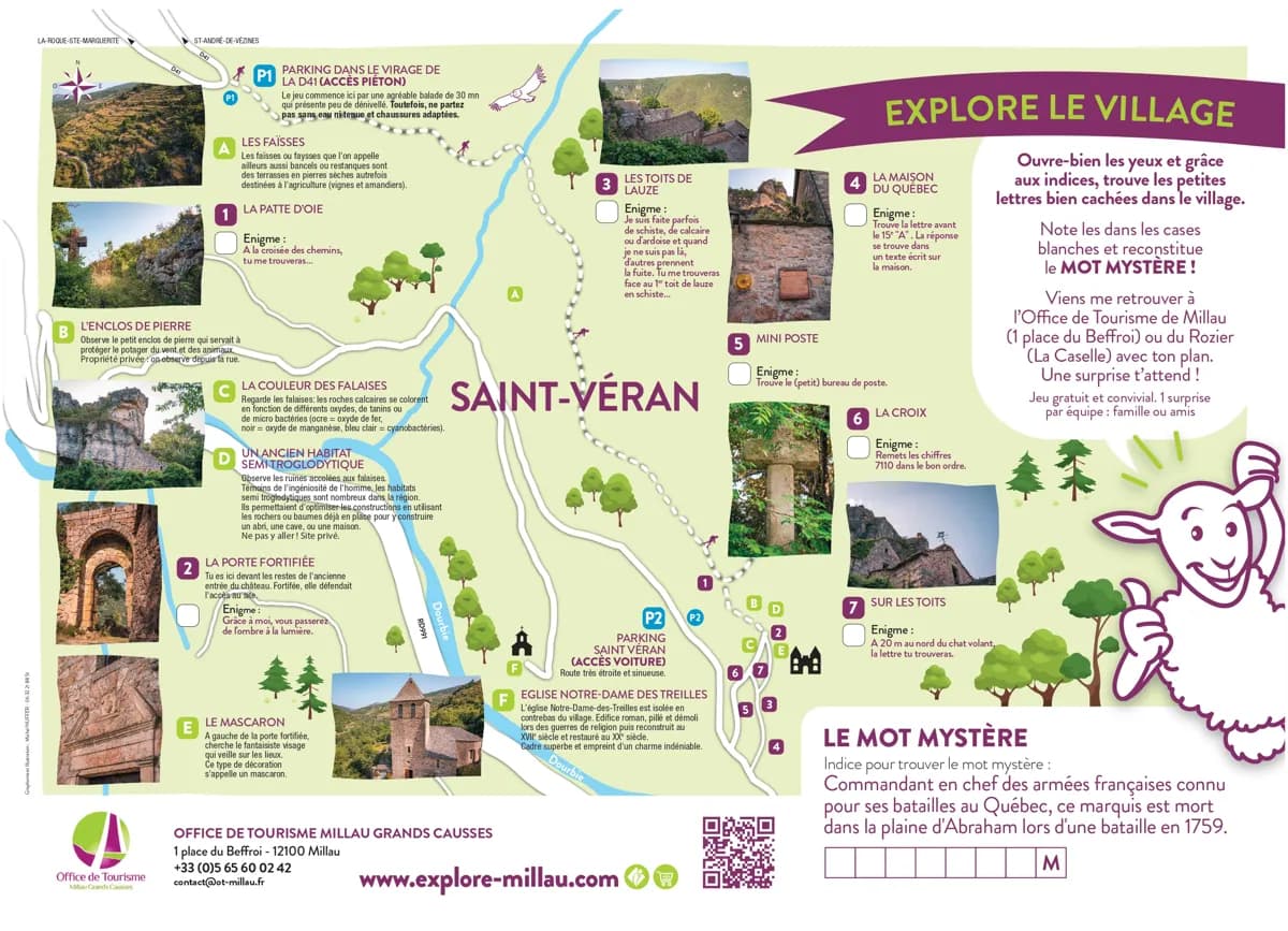 Jeu de piste papier, familial et en autonomie - La Roque-Sainte-Marguerite & Saint-Véran