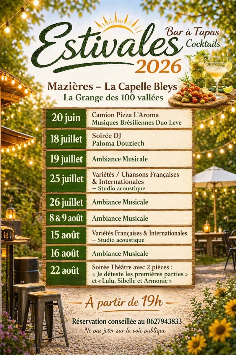 Les Estivales de La Grange des 100 vallées
