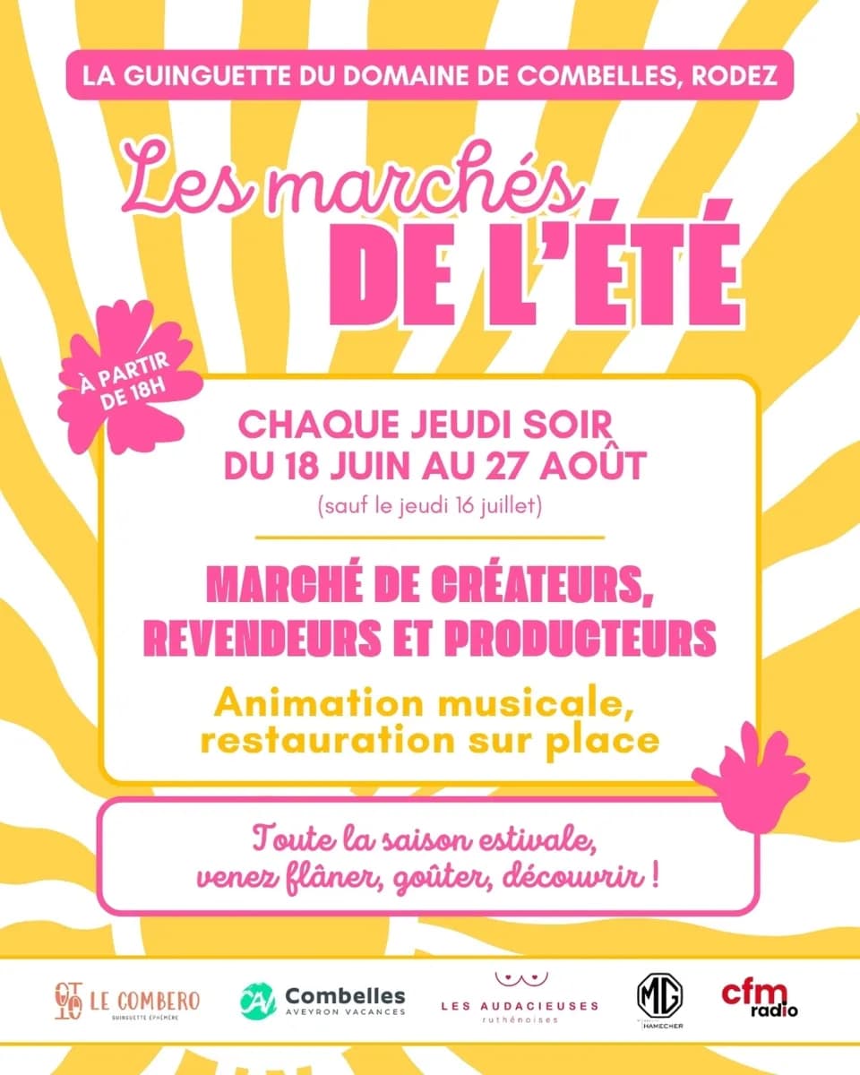 Les marchés de l'été des Audacieuses